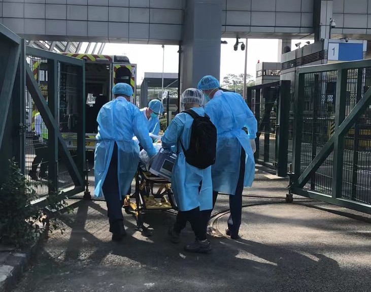 韩城市香港出入境救护车出租